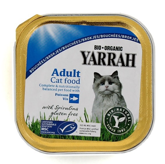 Yarrah Kattenvoer Kip & Vis Eko 100g