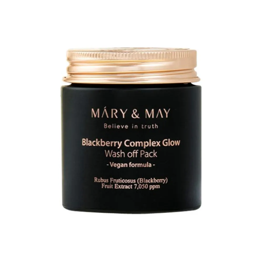 Mary&May Blackberry Complex Glow Washoff Pack - 125 g.