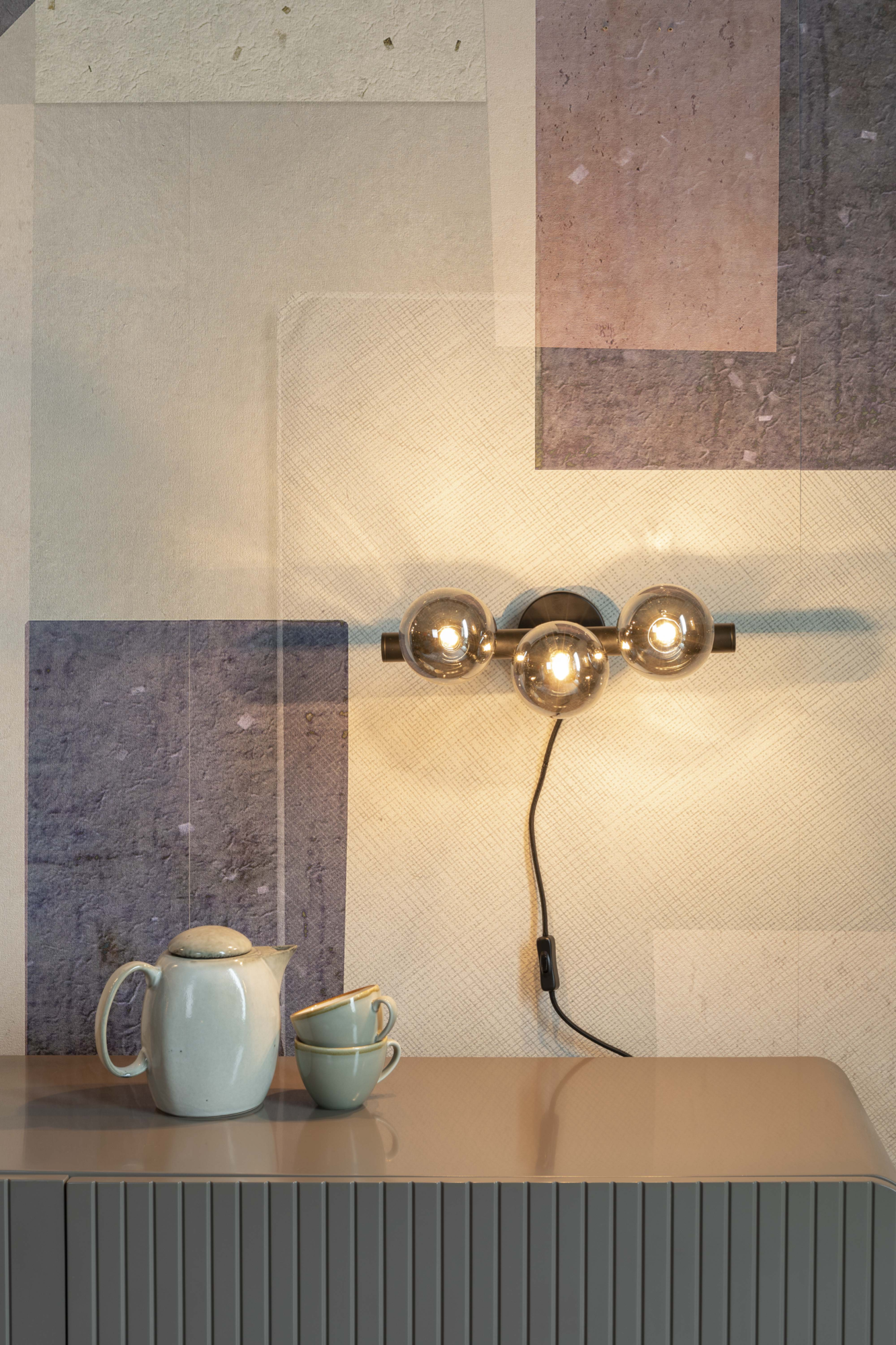 Wandlamp gerookt