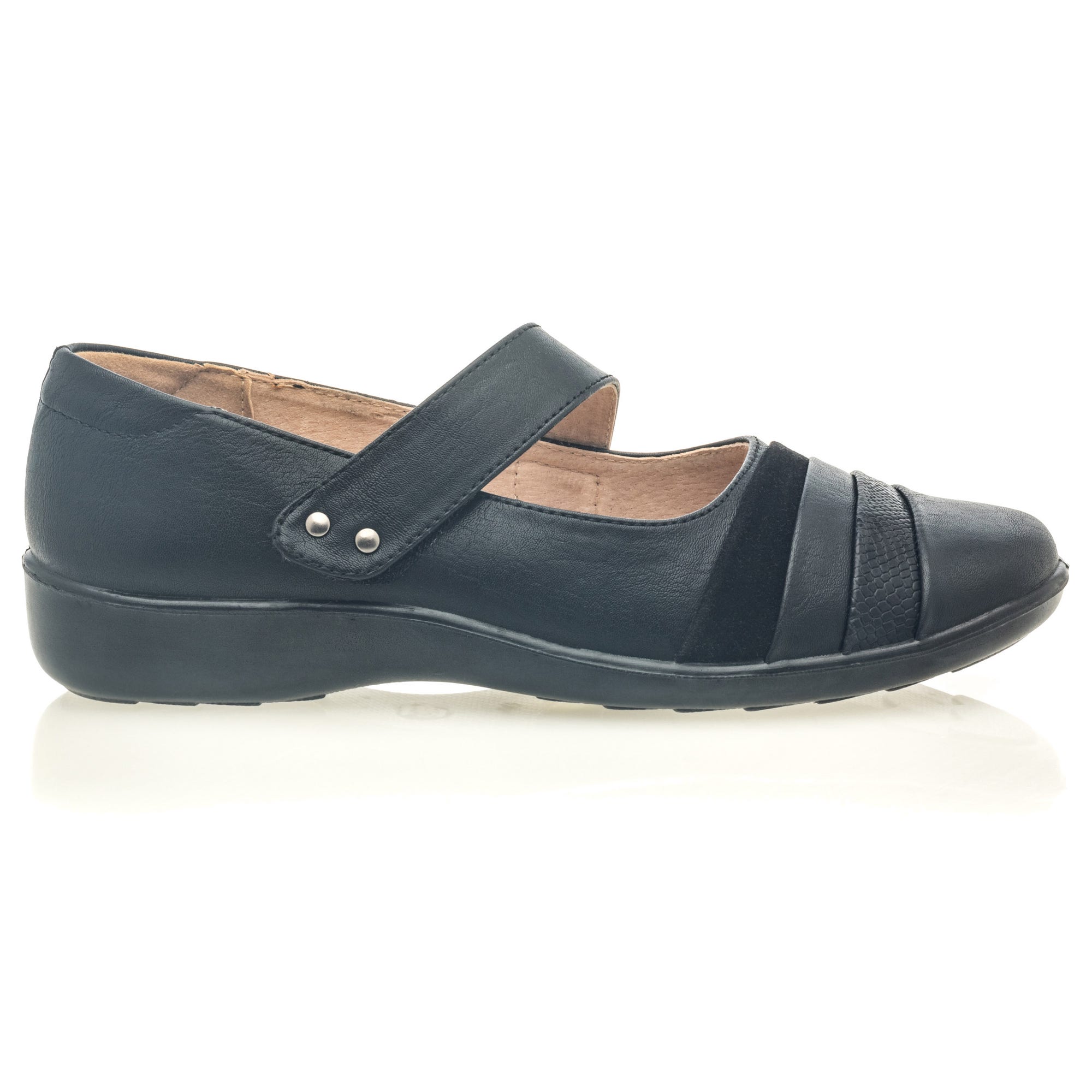 Escarpins pieds sensibles Femme noir