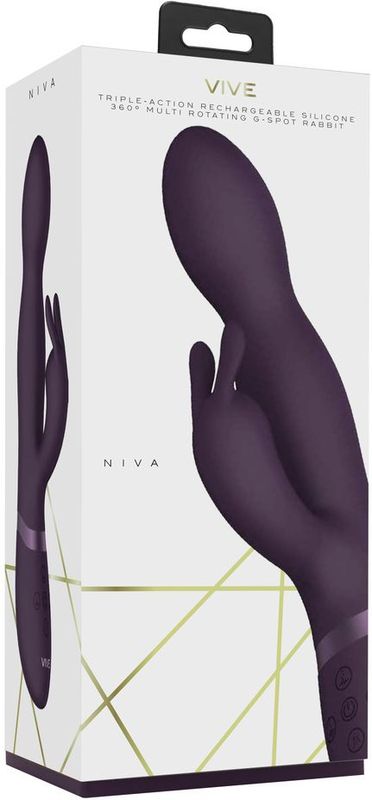 Niva - Purple - Vibrator - Sex toy - Vibrators voor vrouwen