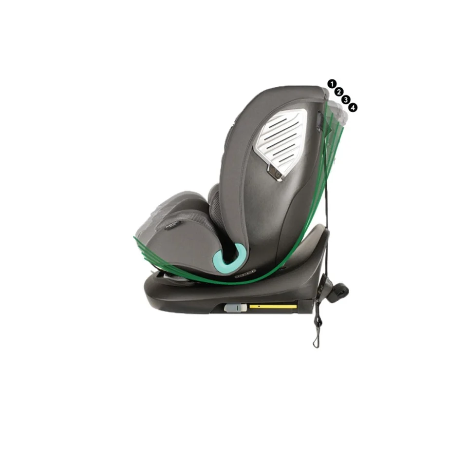 Engledal - Autostol 360 m. IsoFix - Gruppe 0+ - Malik - Sort/Grå