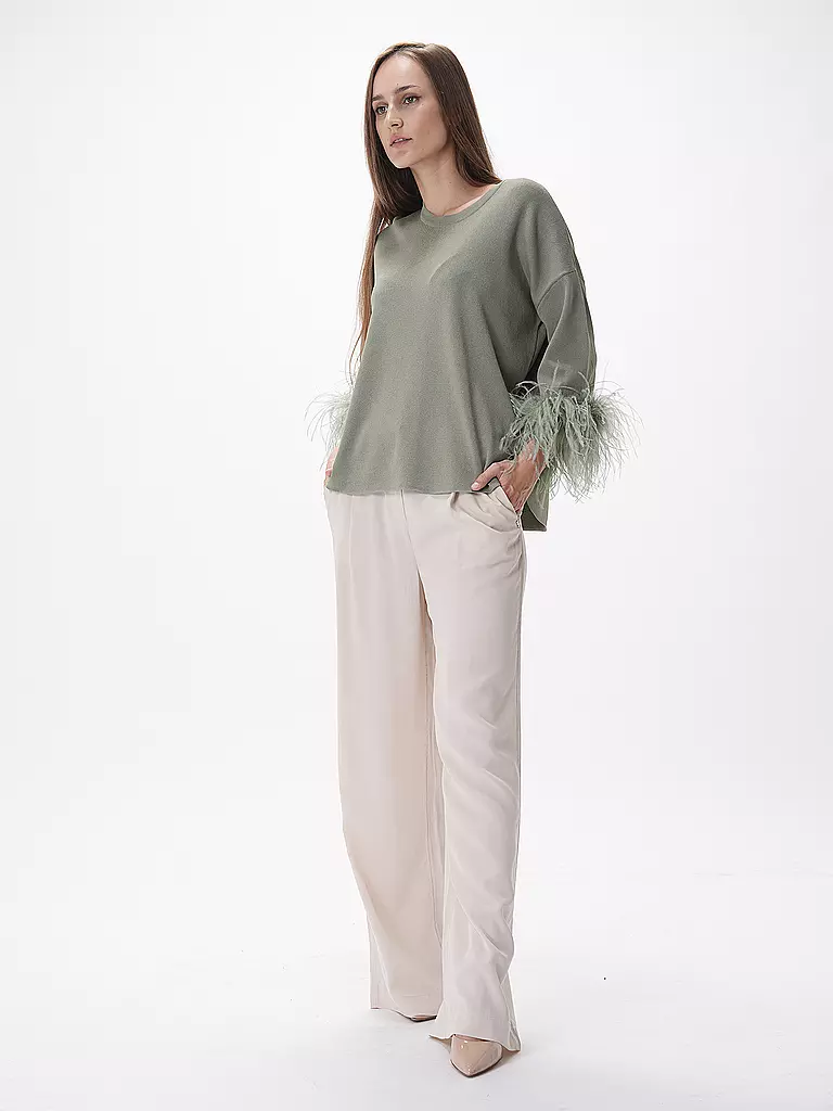 RIANI Pullover dunkelgrün