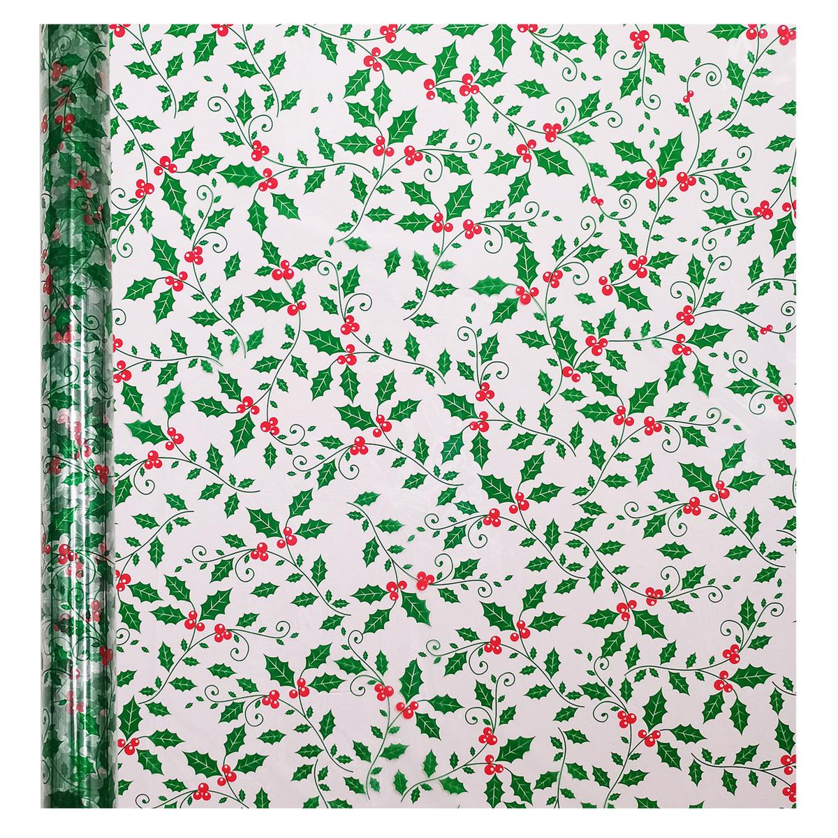 PAPIER CADEAU TRANSPARENT IMPRIME 200X70CM