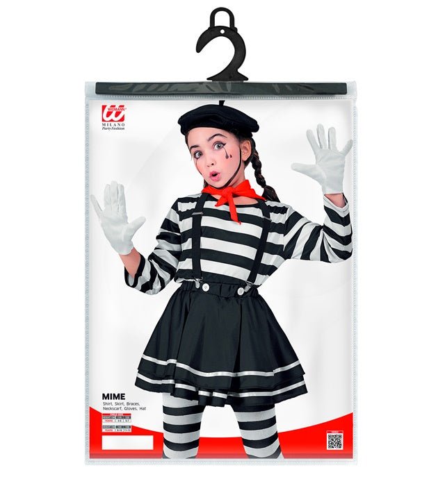 Mime Kostuum Kind