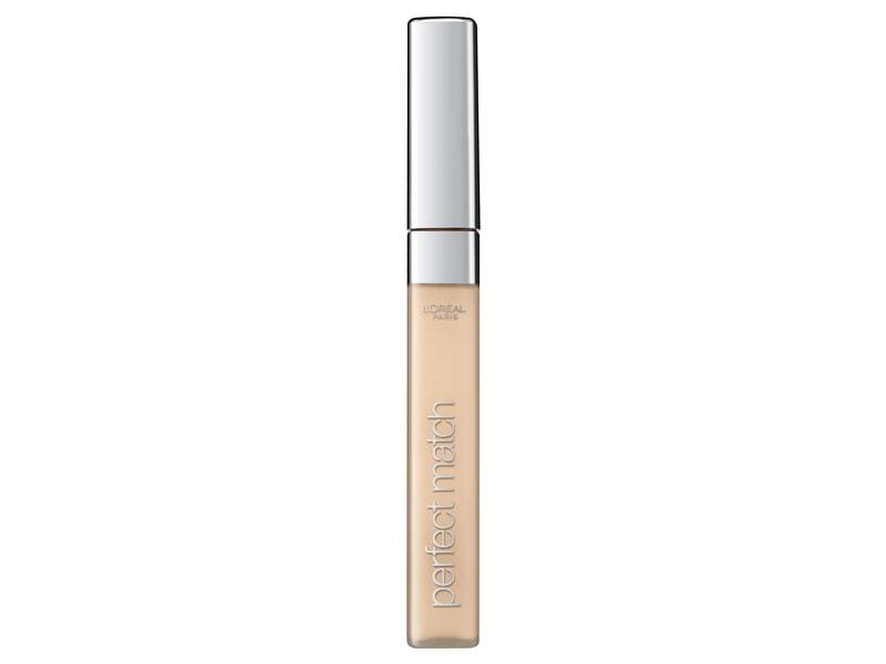 L'Oréal Paris Concealer Perfect Match 1.N Ivory Leichtes Make-up zur Korrektur von Schattenzonen, Augenringen und Unebenheiten