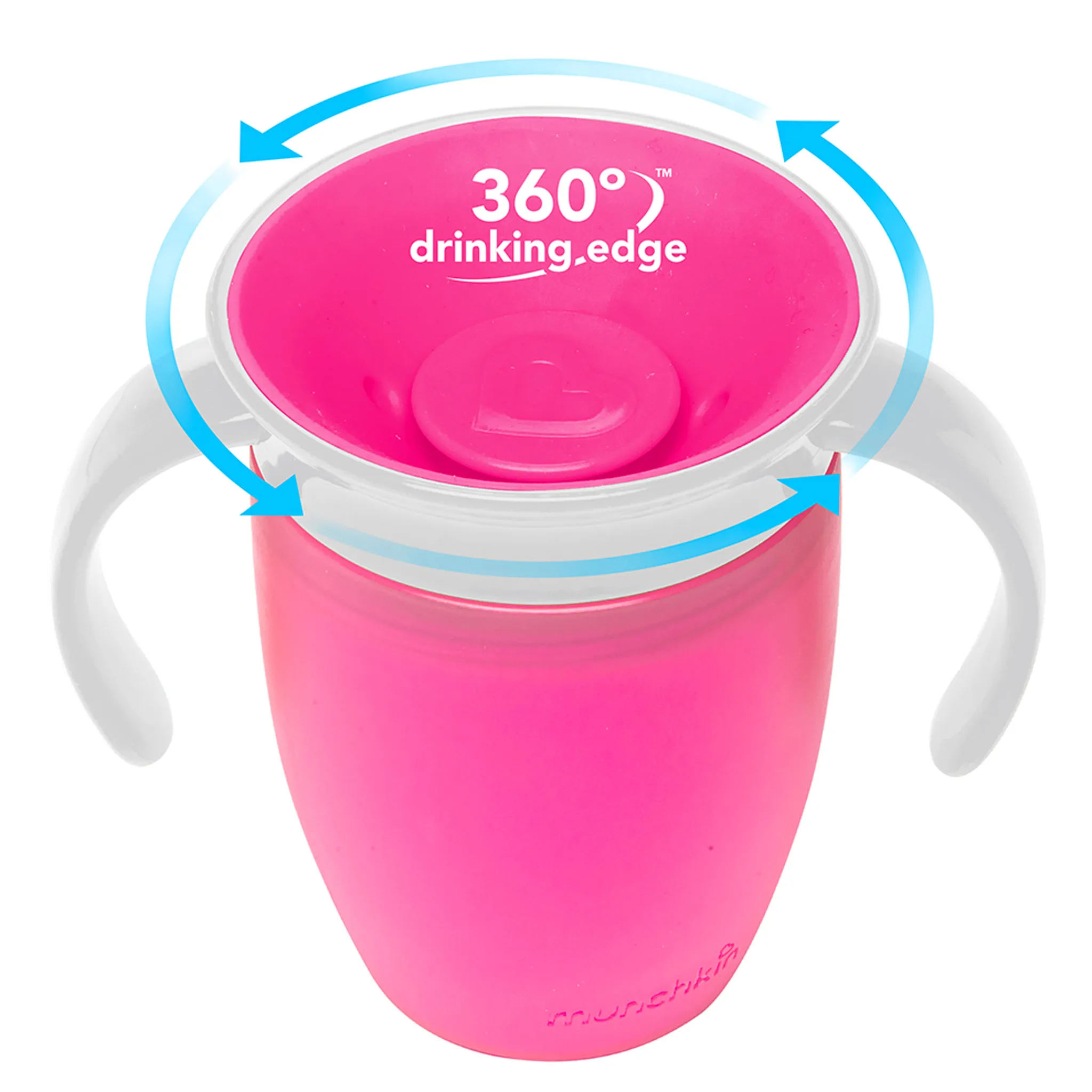 Munchkin Tasse 7oz  Miracle® 360°  - Rose