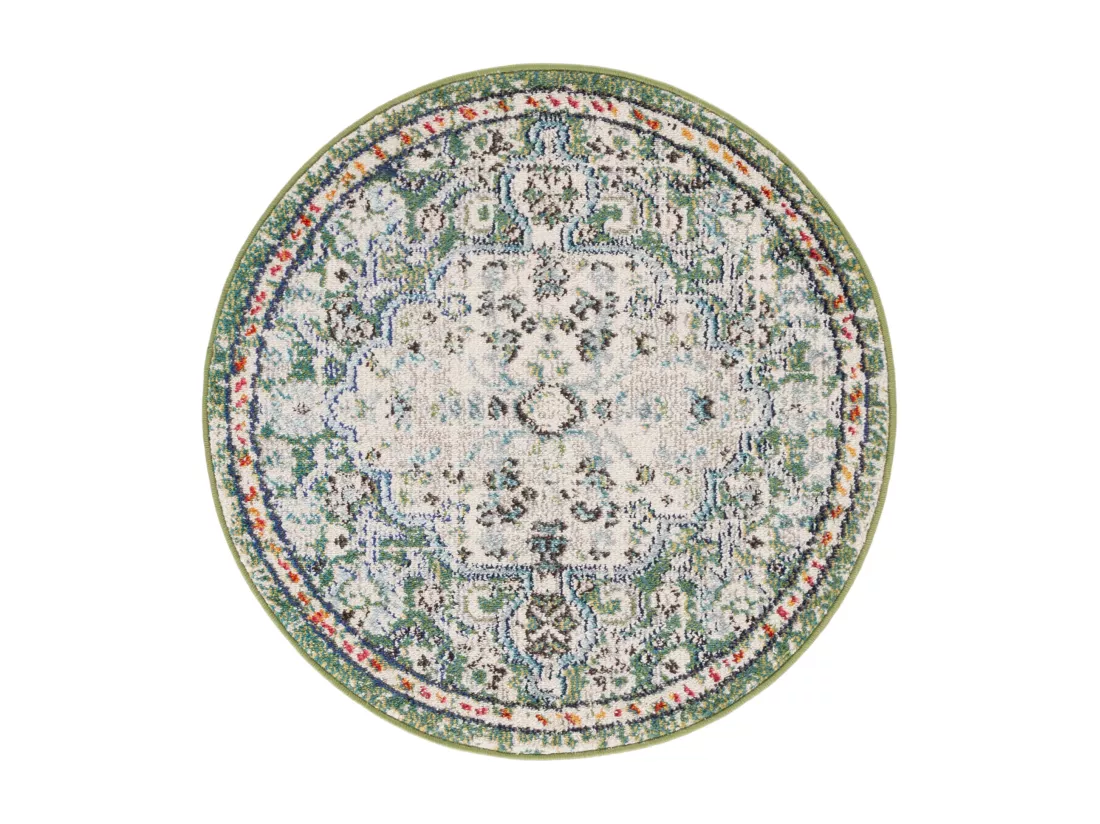Tapis Green & Turquoise 122 X 122 cm - Maia