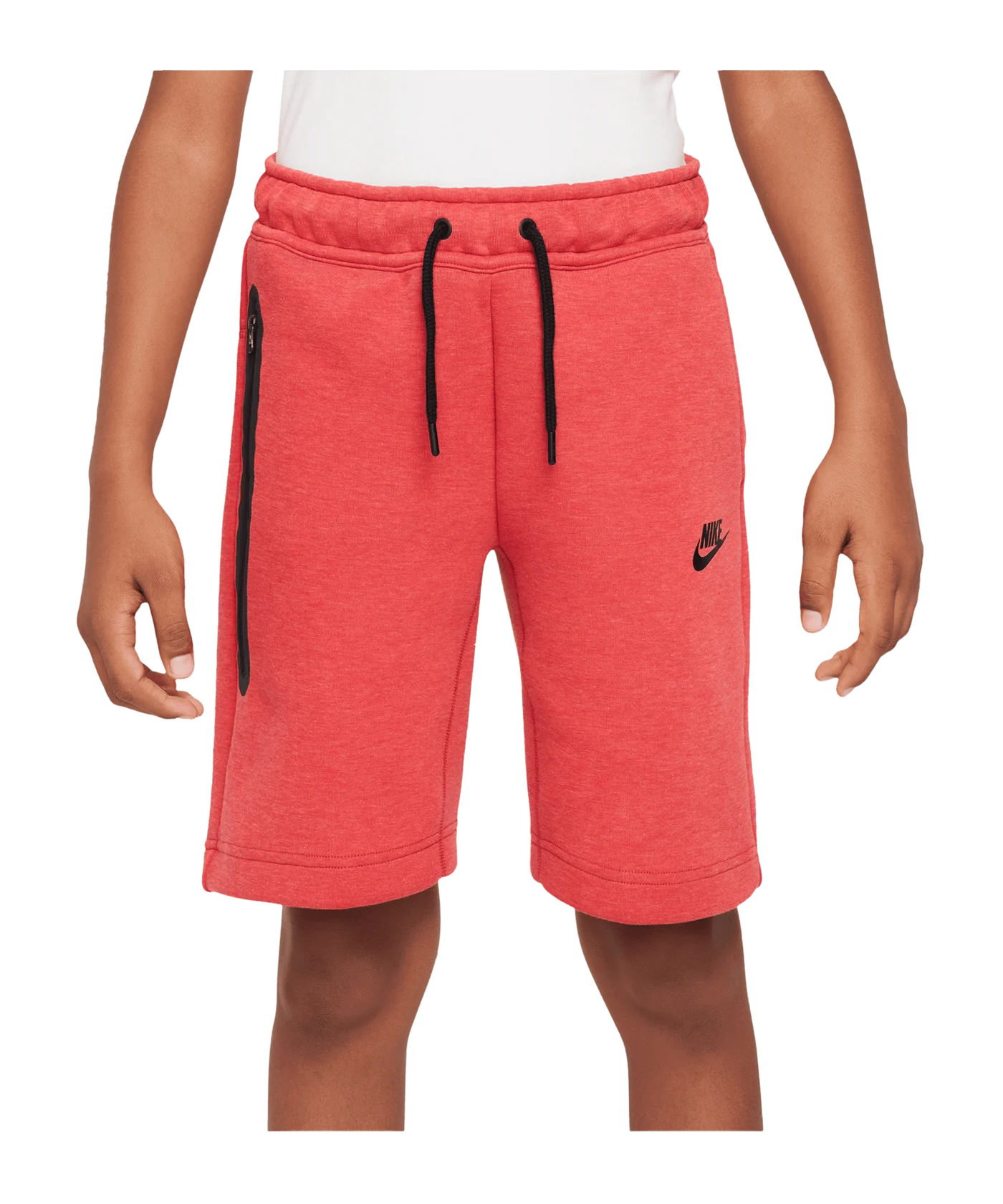 Nike Tech Fleece Short Kids Rot Schwarz F672