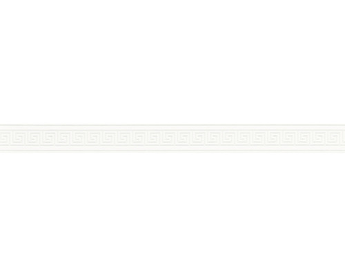 Zelfklevende rand 9360-31 Alleen Rand Geometrisch wit 5 m x 4 cm