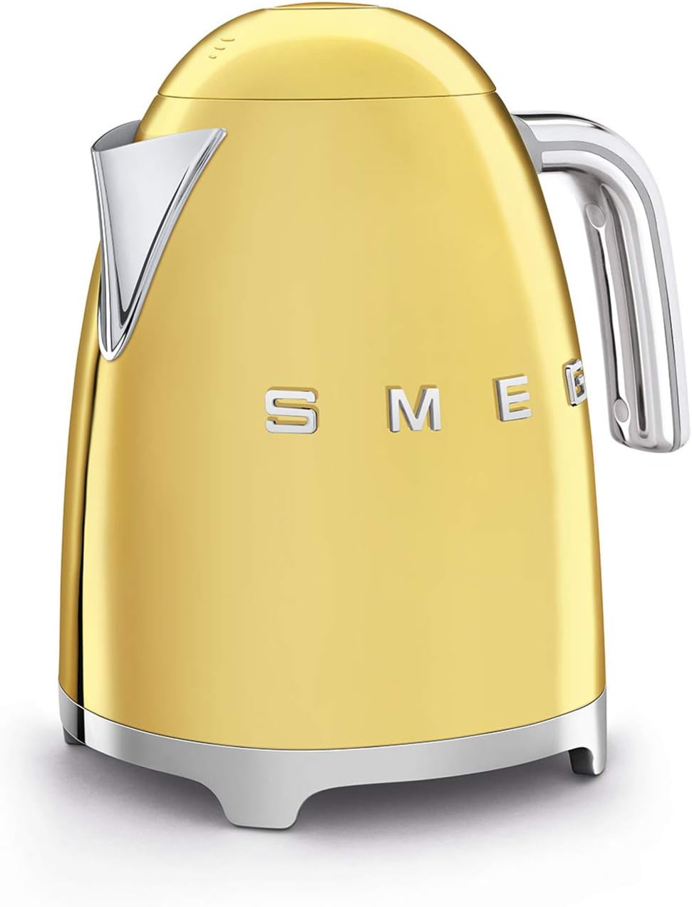 Smeg, Bouilloire Électrique KLF03PGEU 1,7 L, Filtre Anticalcaire Lavable, Arrêt Automatique de Sécurité, Indicateur de Niveau d'Eau, Base Antidérapante, Range Cordon, Puissance 2400W, Vert d'Eau
