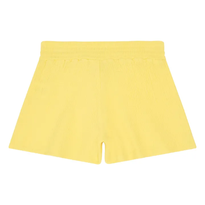 Hundred Pieces Short en Gaze Coton Bio | Jaune pâle