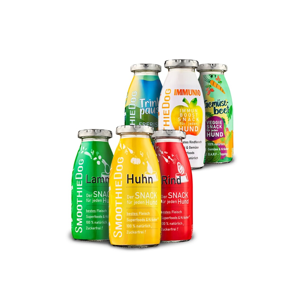 SmoothieDog Mix + Lickimat Orange 6x250 g