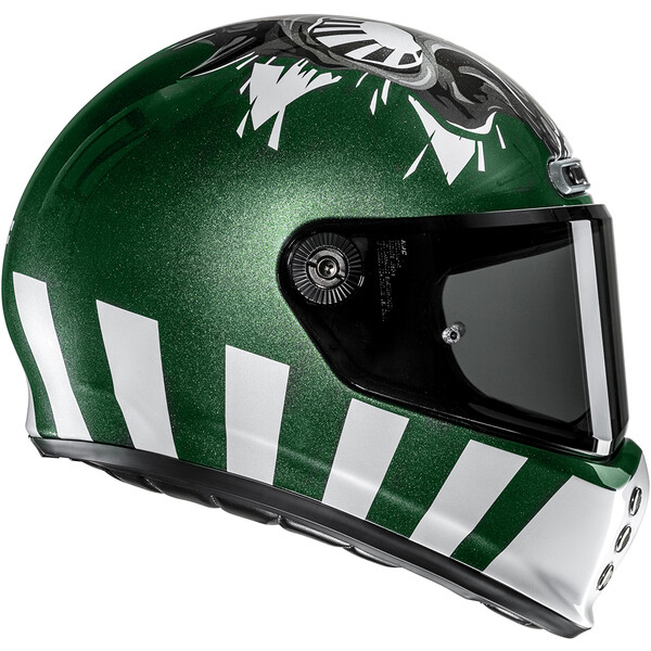 HJC - Casque V10 Crania MC4 / Vert / Blanc