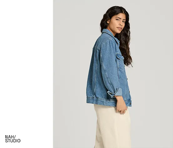 NAH/STUDIO Jeansjacke | recycelte Baumwolle