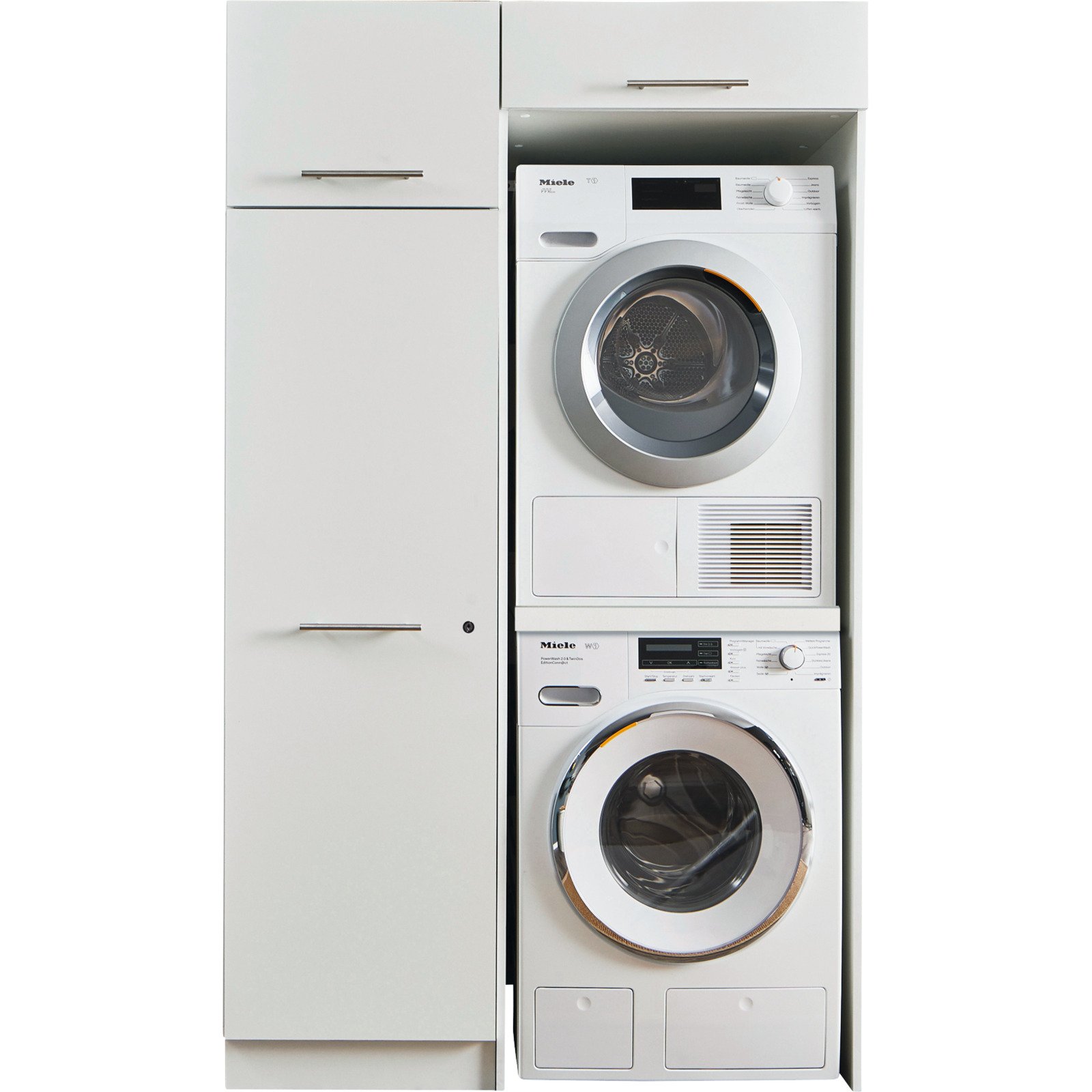 Waschmaschinenschrank Laundreezy melamin weiss matt 67,5 x 200 x 67,5 cm