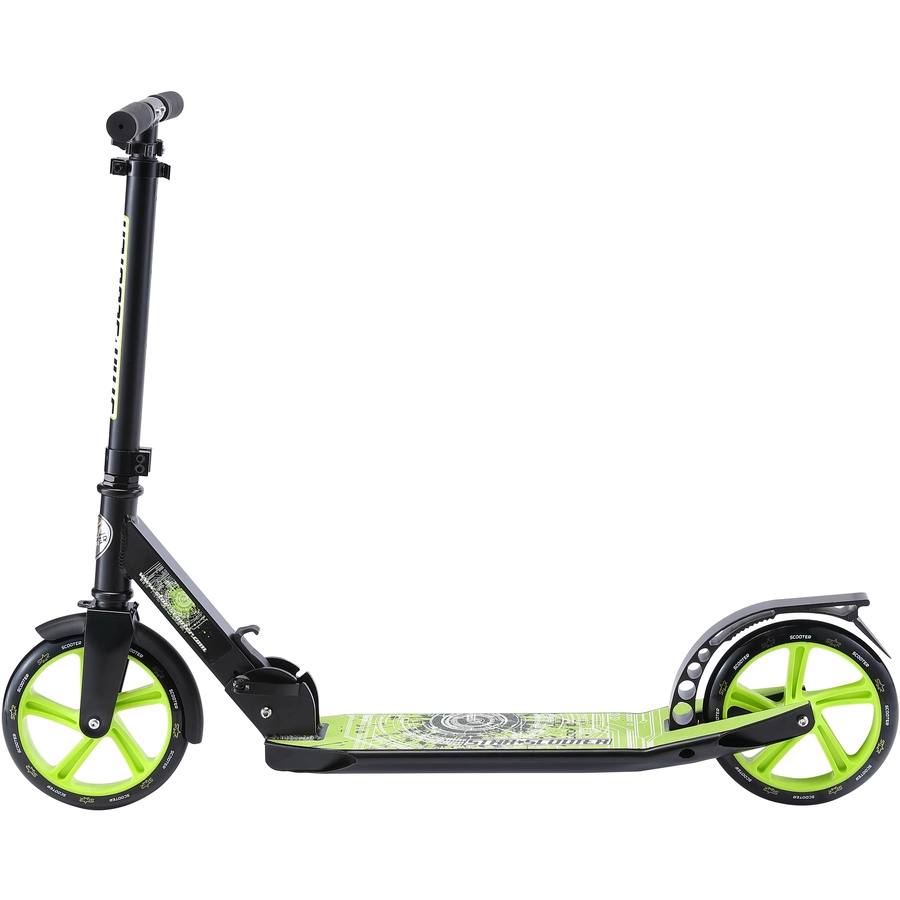 Star Scooter Roller 205mm Cruiser schwarz, grün