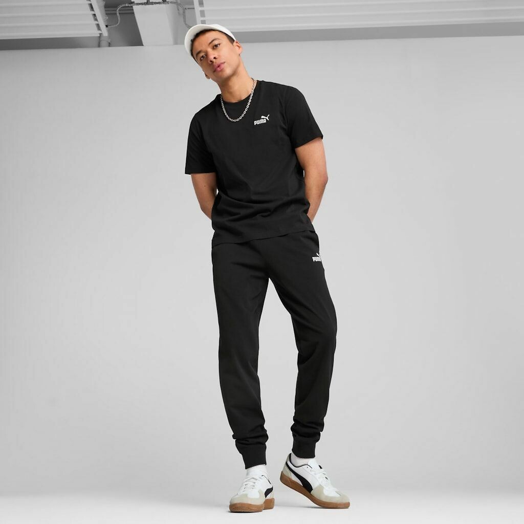 PUMA<br>Camiseta de manga curta, Essentiel, logo pequeno