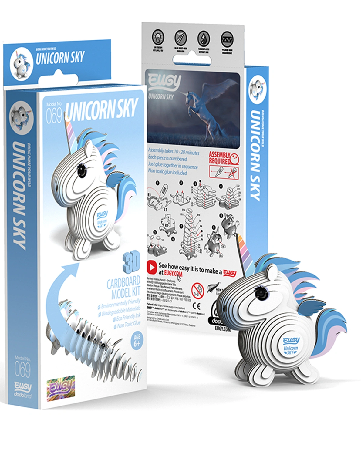 3D-Bastelset EINHORN PEGASUS