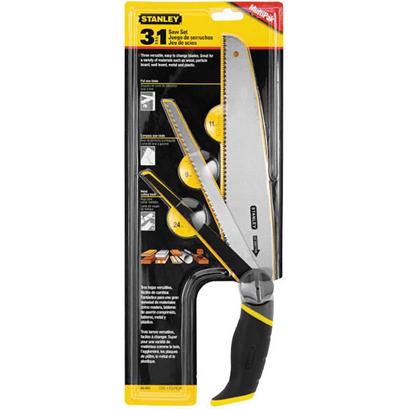 Scie multi-lames 3-en-1 Stanley
