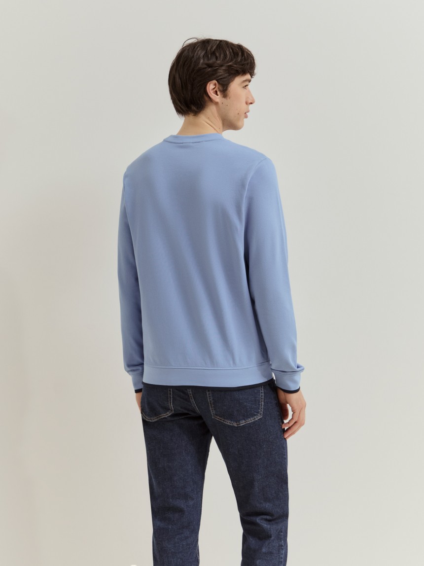 Sweatshirt em algodão