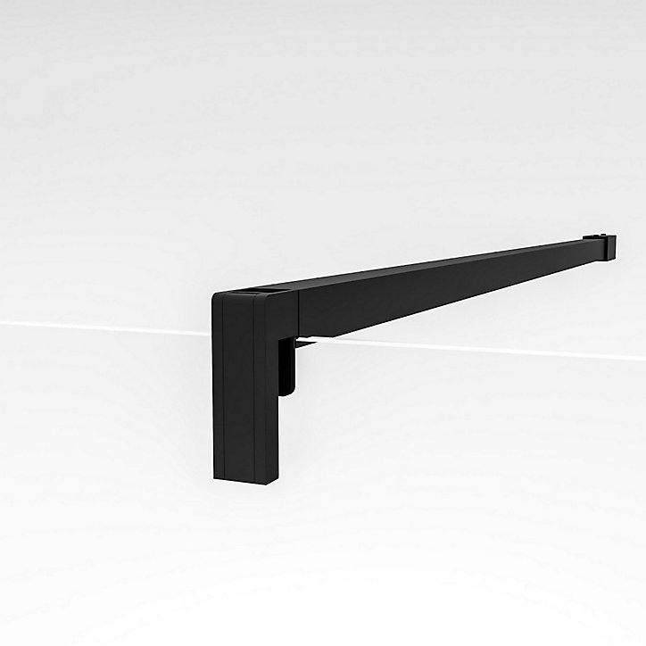 Paroi de douche à l'italienne 100 x 200 cm NewStyle Schulte, Walk In style verrière atelier, verre de sécurité anticalcaire