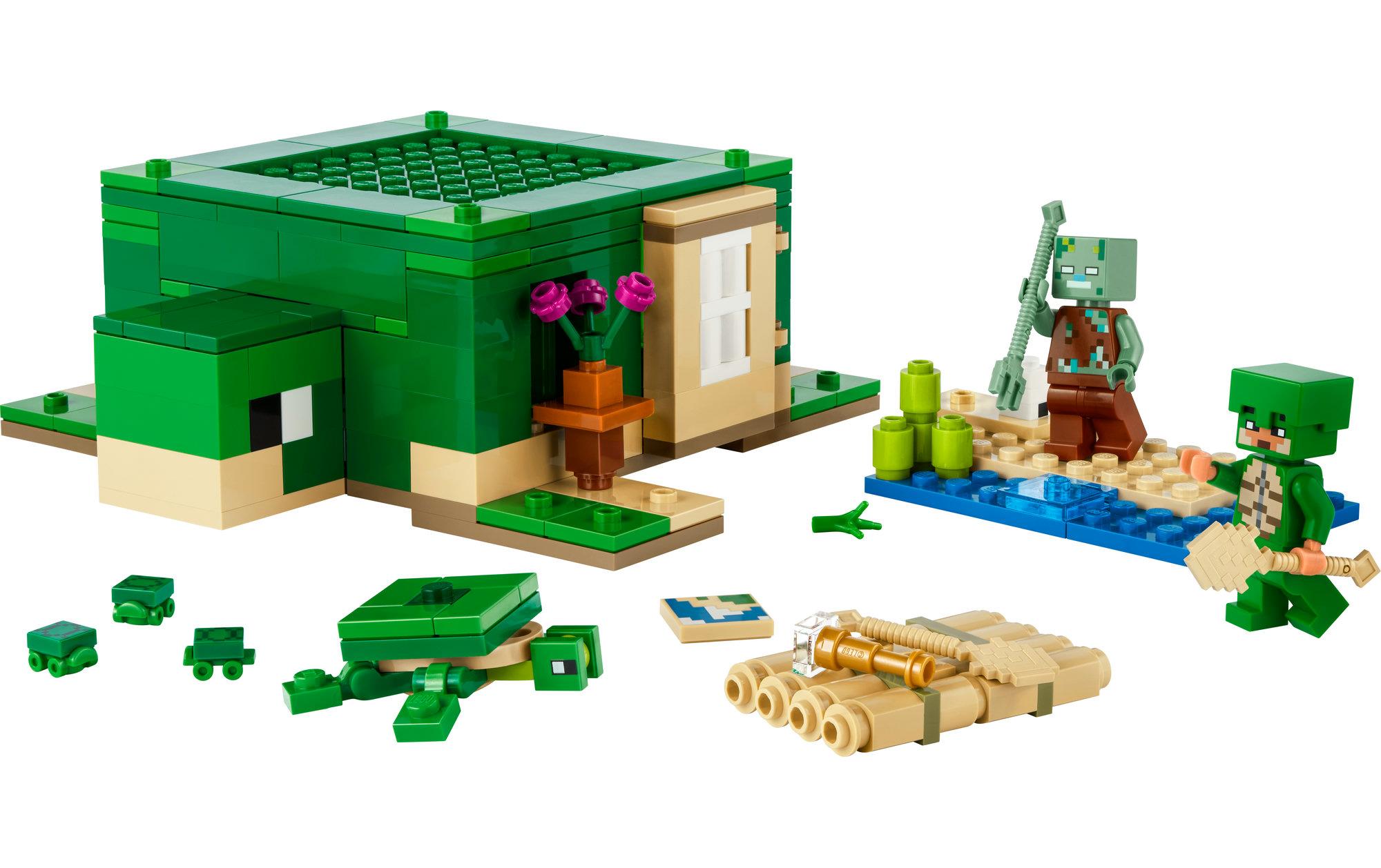 Minecraft Das Schildkrötenstrandhaus 21254Schildkröten-Spielset