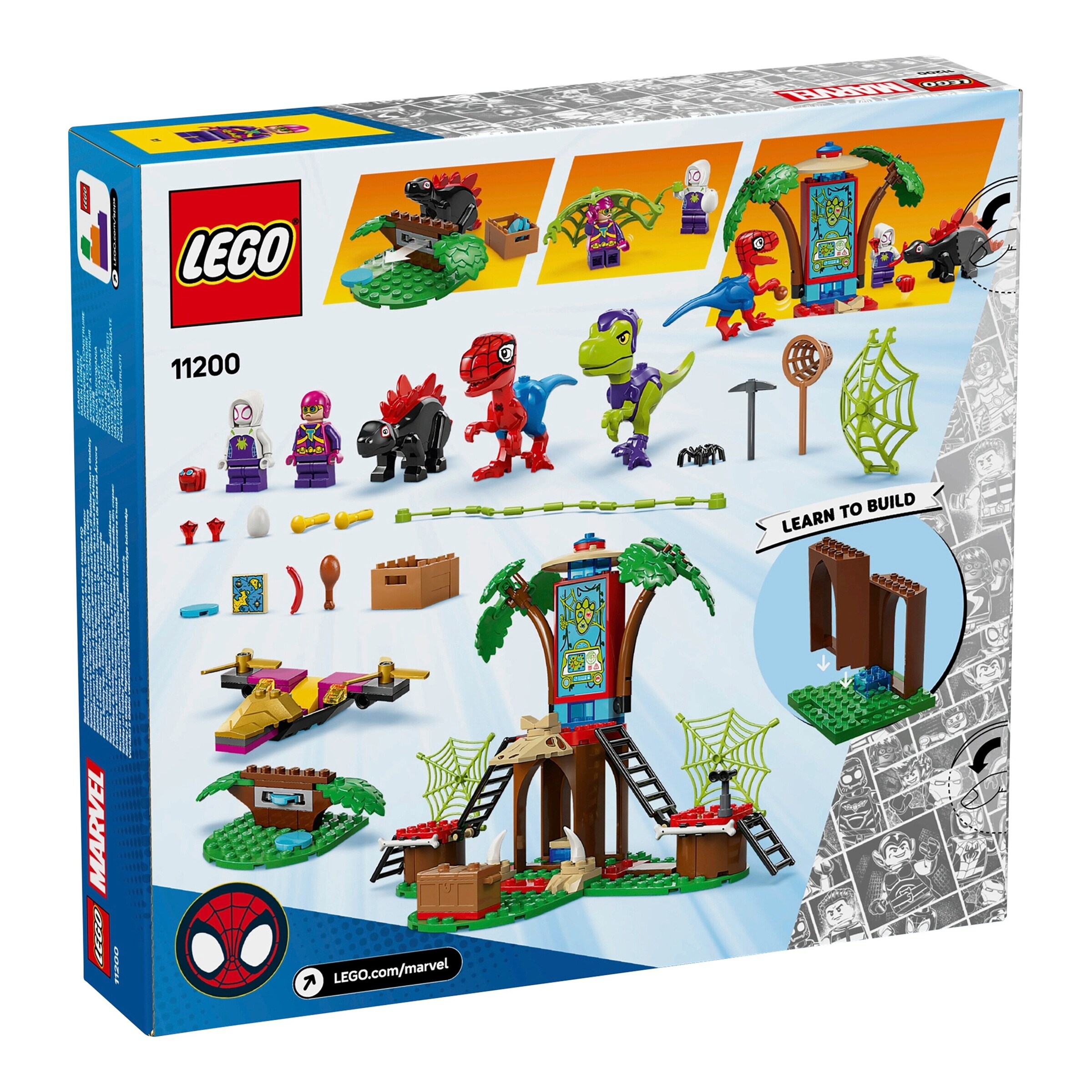 LEGO® 11200 Showdown am Baumhaus: Spidey-Rex vs. Gobby-Raptor