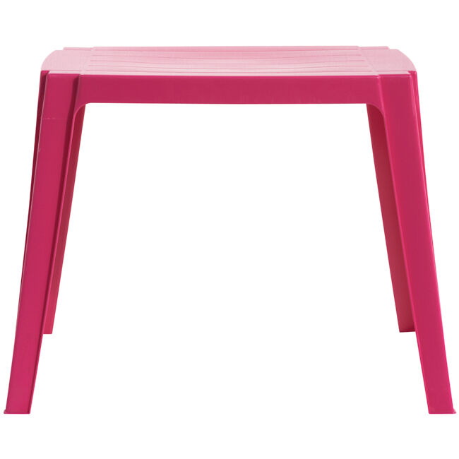 Table de jardin enfant 4 personnes rose
