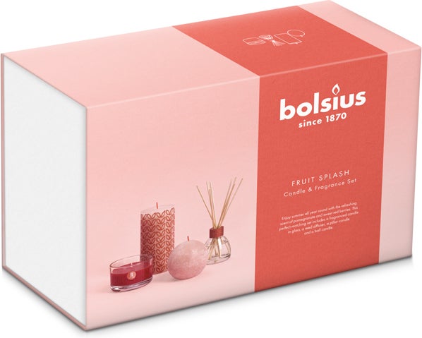 Bolsius geurset Fruit Splash 11,8 x 31,5 x 21 cm