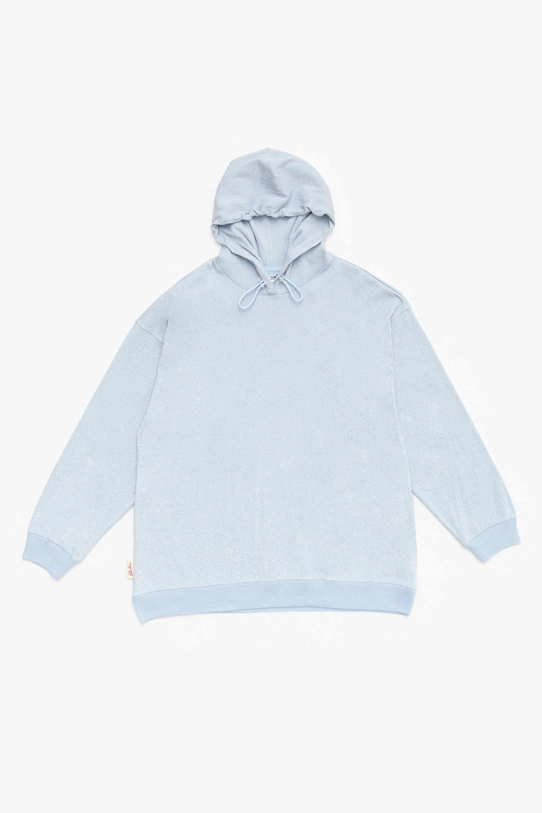 Moletom azul claro com lurex