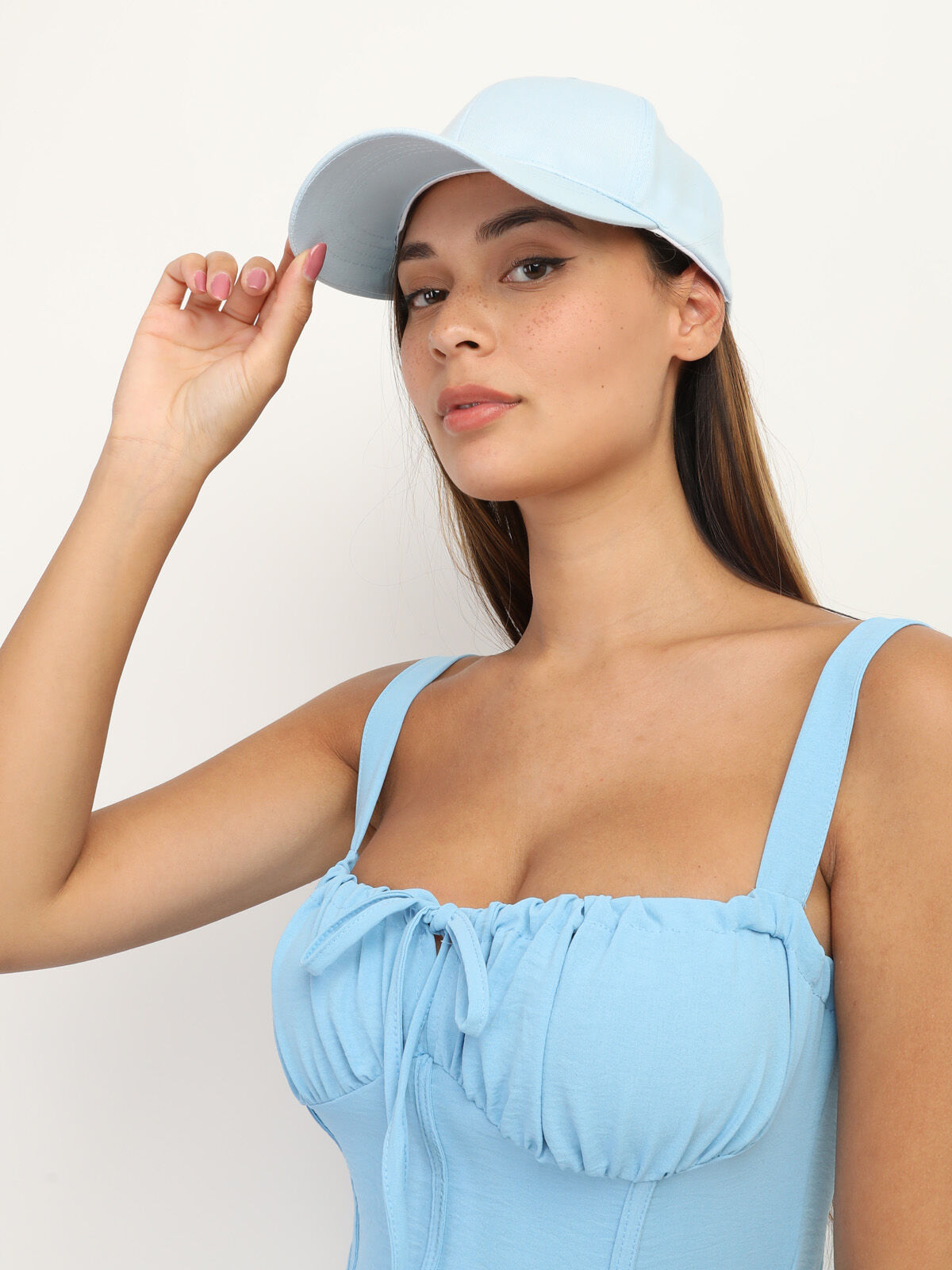 Casquette unie- Bleu clair