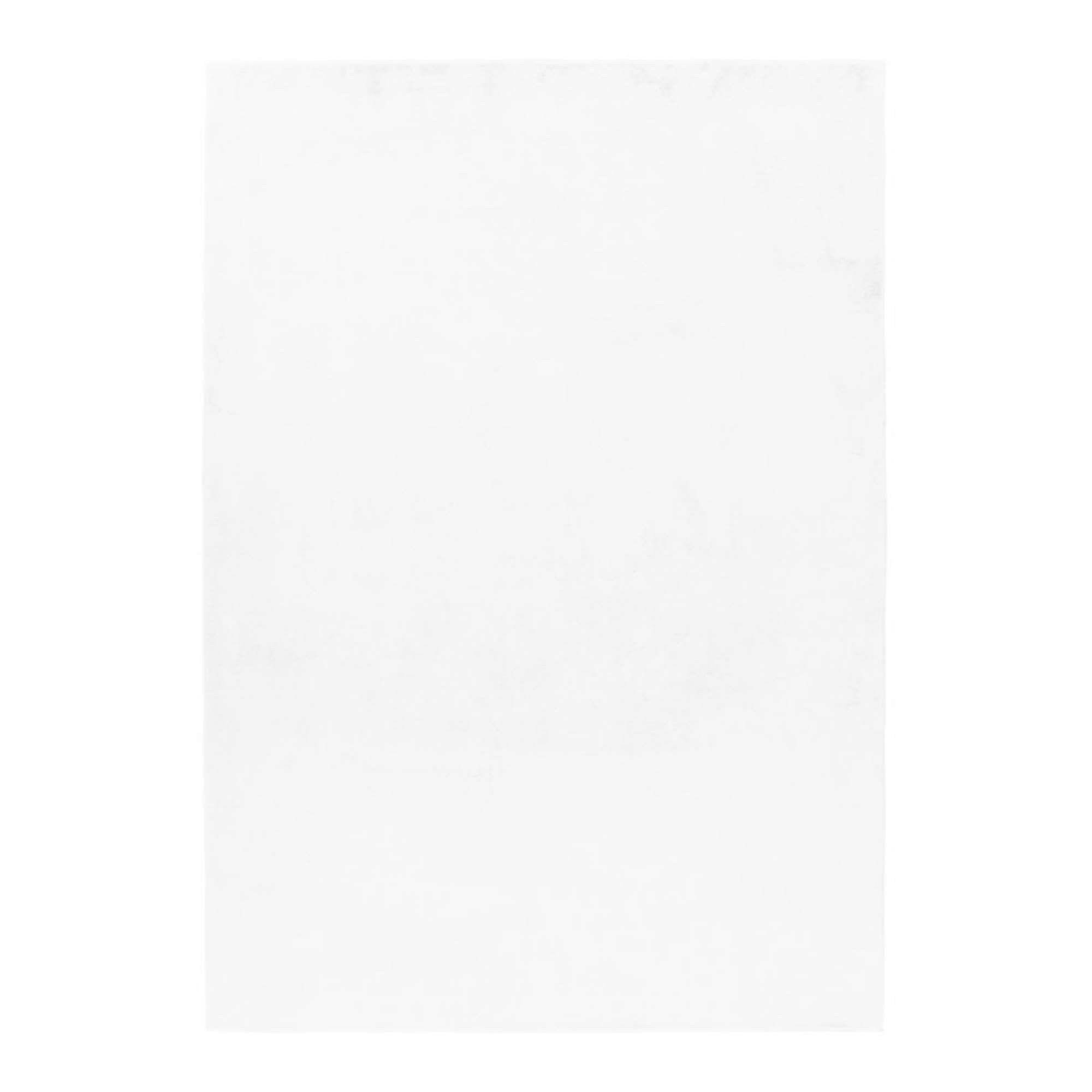 Weicher Hochflor Teppich Wohnzimmer Einfarbig, Felloptik, Flauschig, Rutschfest,
