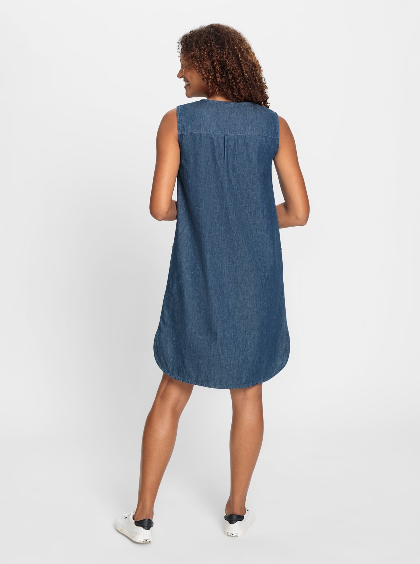 Casual Looks Jeanskleid »Jeans-Kleid« aufgesetzte Taschen