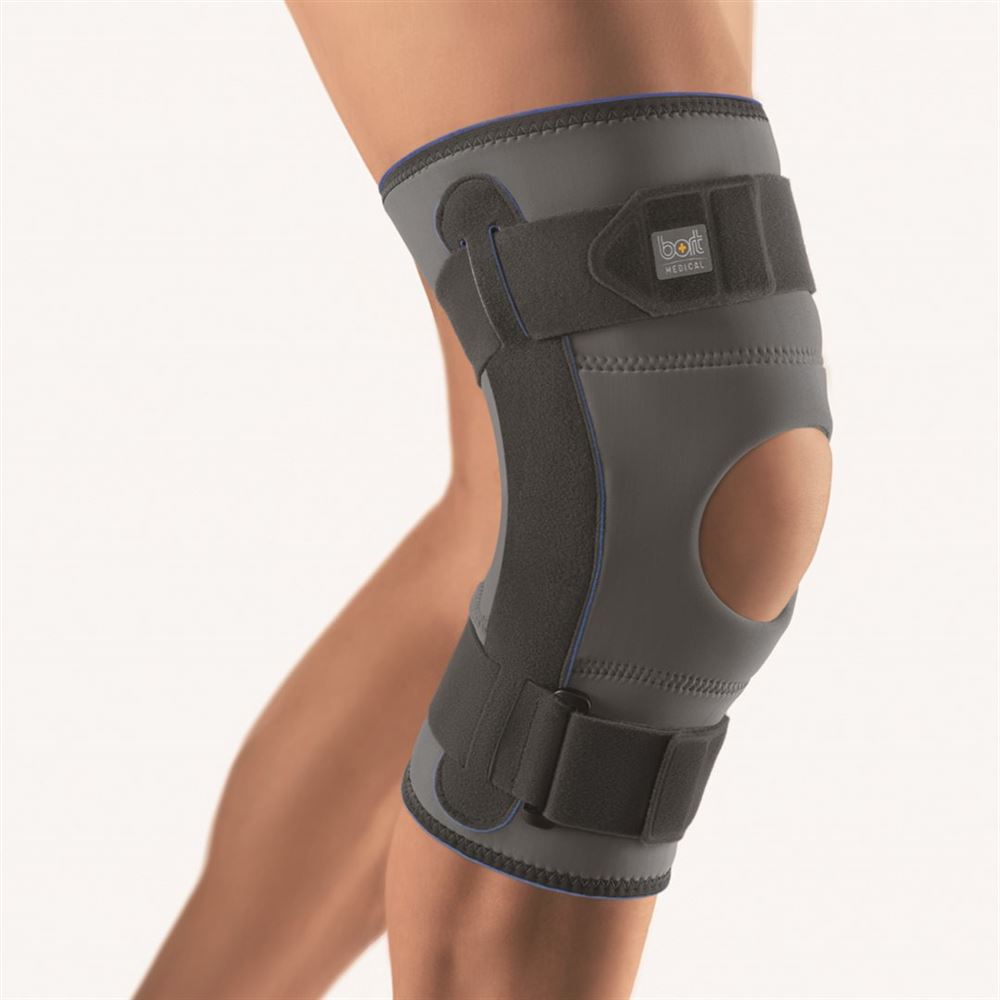 BORT Kniebandage Gelenk Gr4 grau 1 Stk