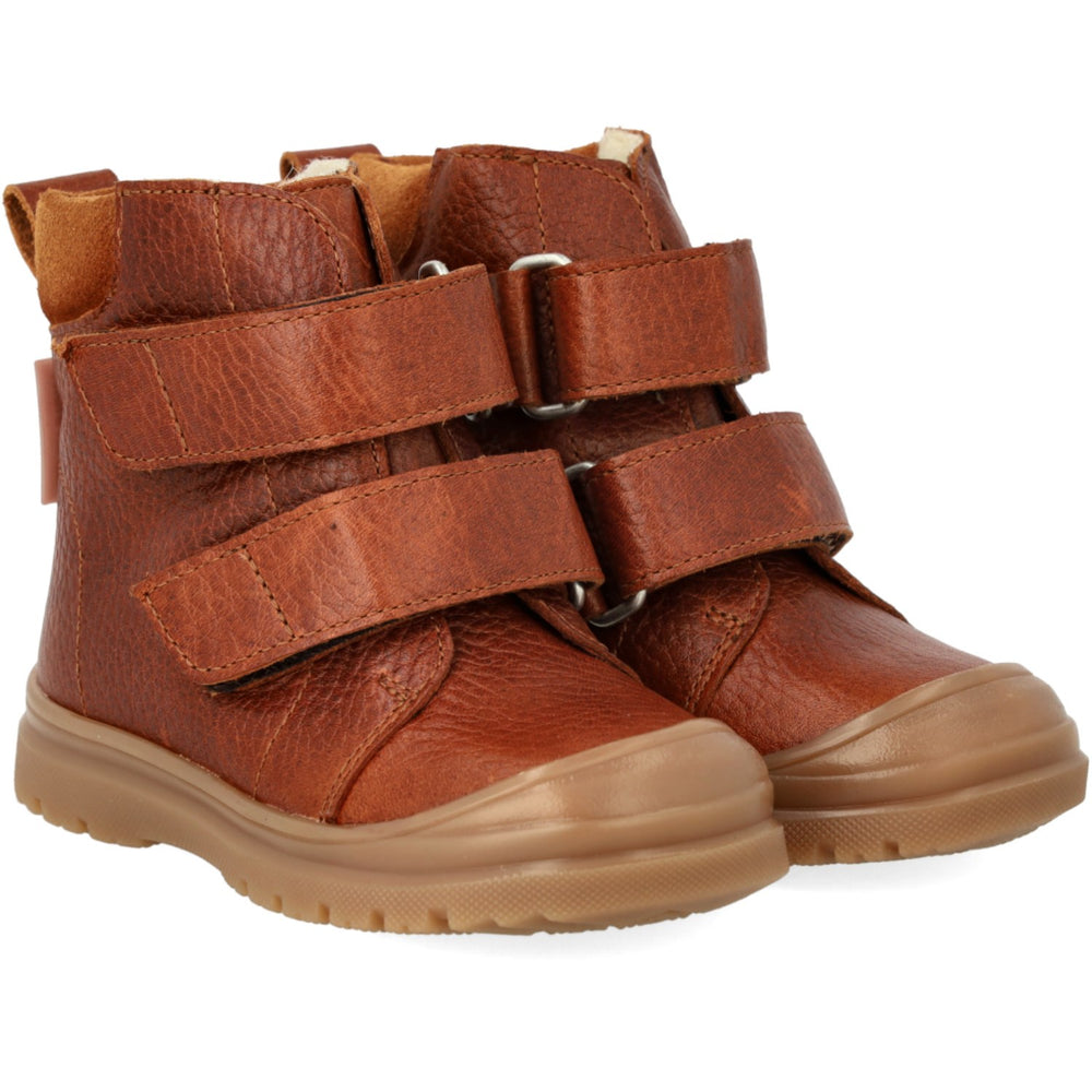 Køb Angulus Cognac/Cognac Begynder TEX-støvle Med Blødt Merino Uldfoer