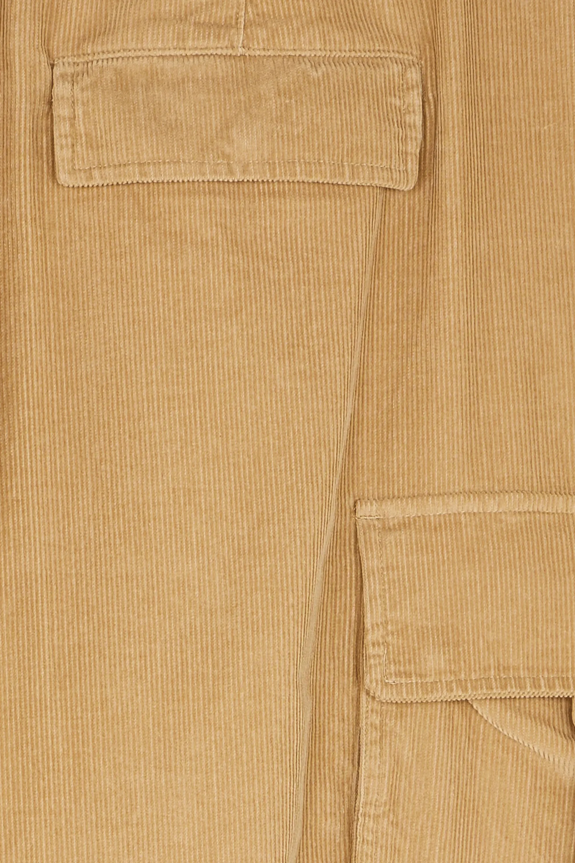LOST MANAGEMENT CITIES Pantalon cargo CORDUROY WIDE CARGO PANTS Beige