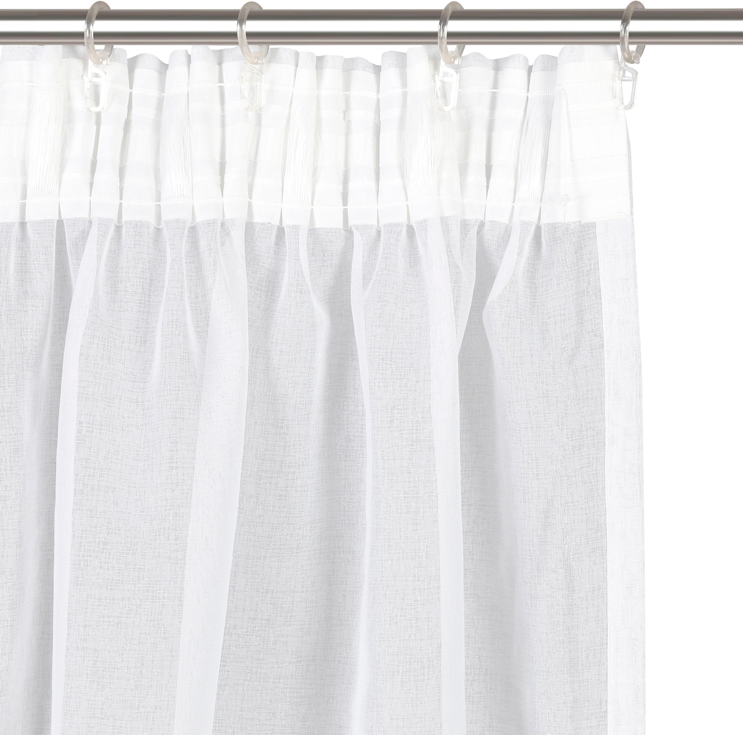 my home Gardine »Dolly« Multifunktionsband 1 Stk. tlg. Transparent, Gewebt, Polyester