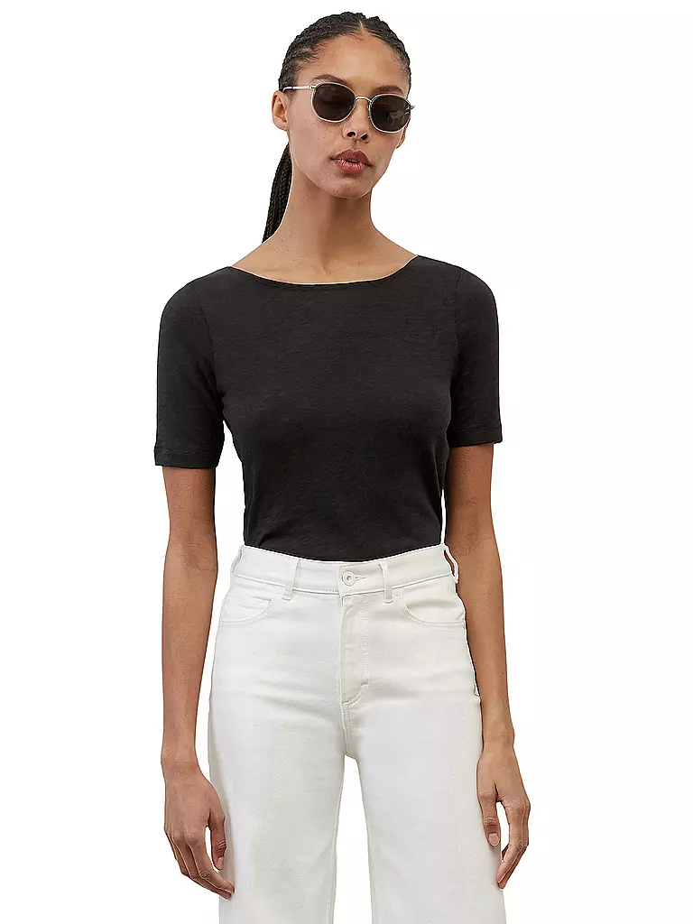 MARC O'POLO T-Shirt schwarz