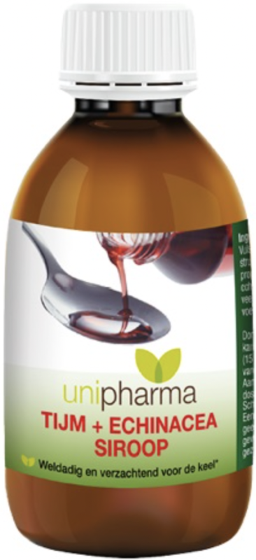 Unipharma Siroop Tijm & Echinacea 200 ML