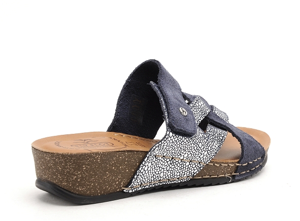 Flyflot mules et sabots plats femme flocka bleu