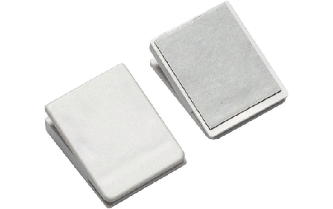 Klebeklammer Outdoor, Weiss,4 StückSelbstklebende Kunststoff-Klebeklammer für Outdoor-Screen-Hitzeschutz