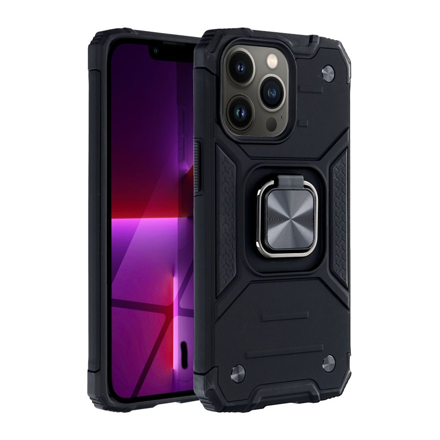 Hülle Handy Schutz für Apple iPhone 12 13 14 Pro Max Outdoor Case Cover Bumper
