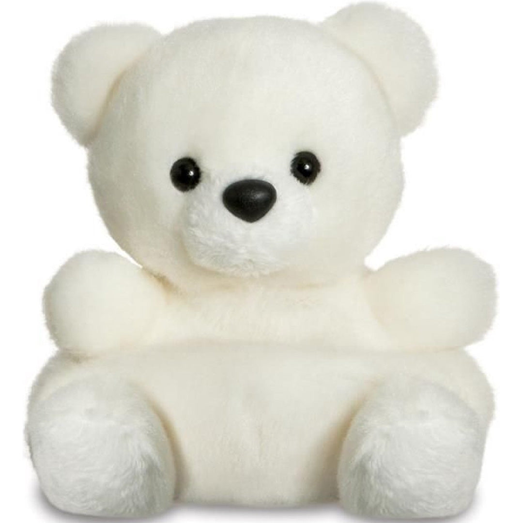 palm pals knuffelijsbeer snowy - 13 cm