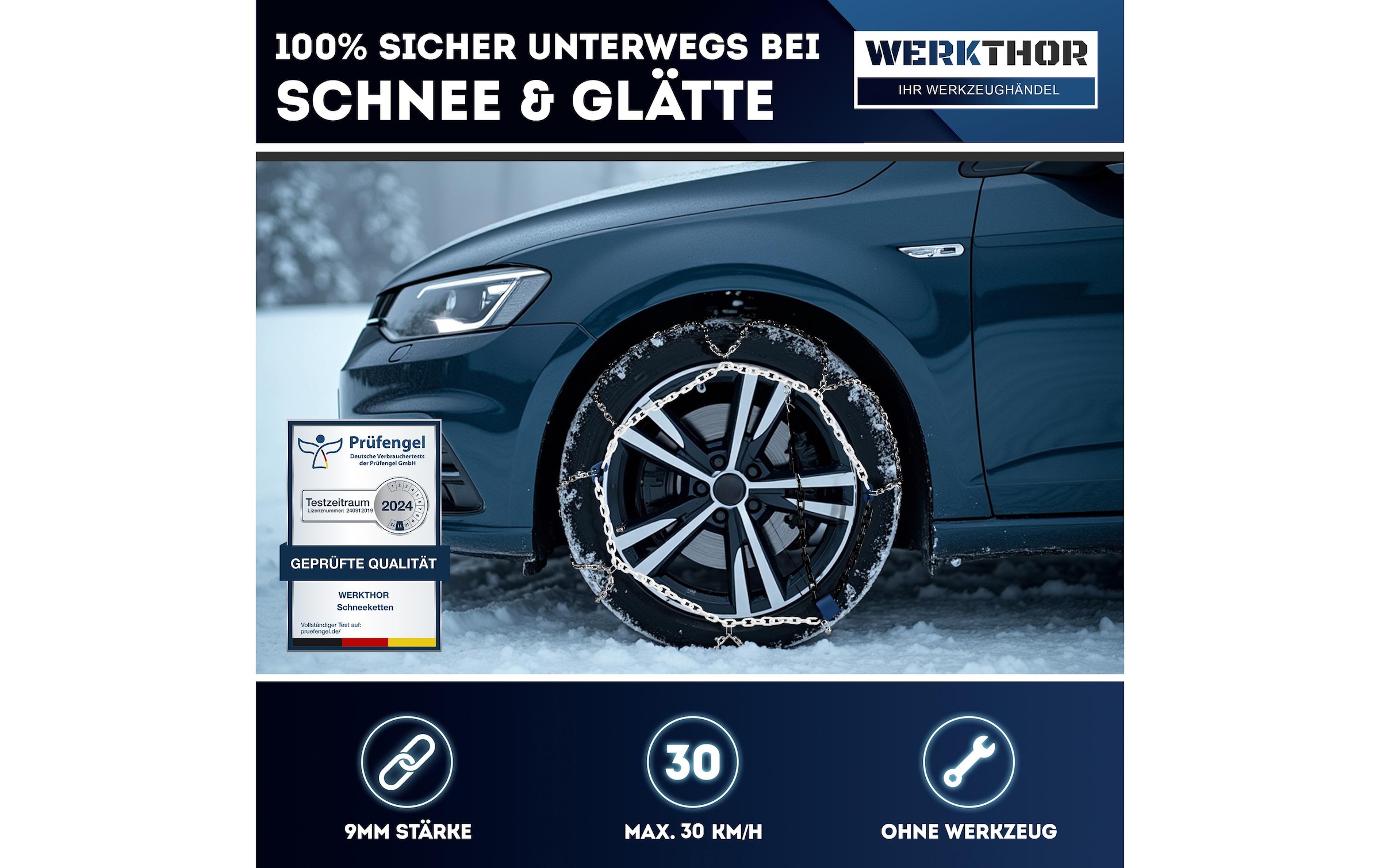 Schneeketten »Werkthor WT 30 2er Set«