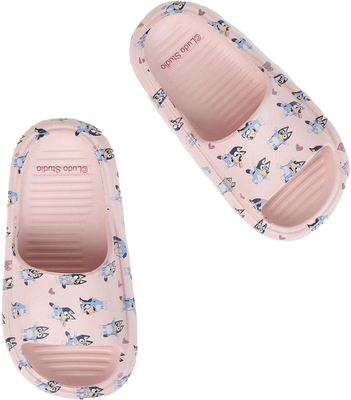 Bluey Pool Sliders Slippers, Lyserosa