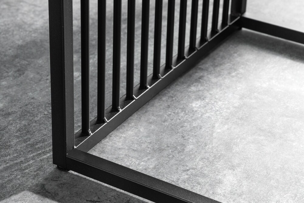 riess-ambiente Beistelltisch ARCHITECTURE - 40cm schwarz Marmor Metall