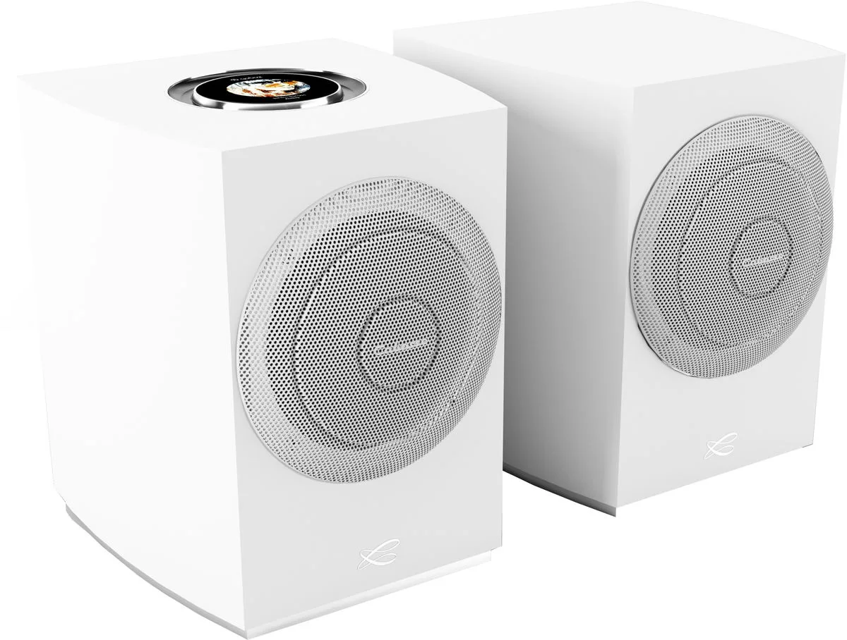 Cabasse Rialto Blanc Satin Enceintes sans fil hi-fi