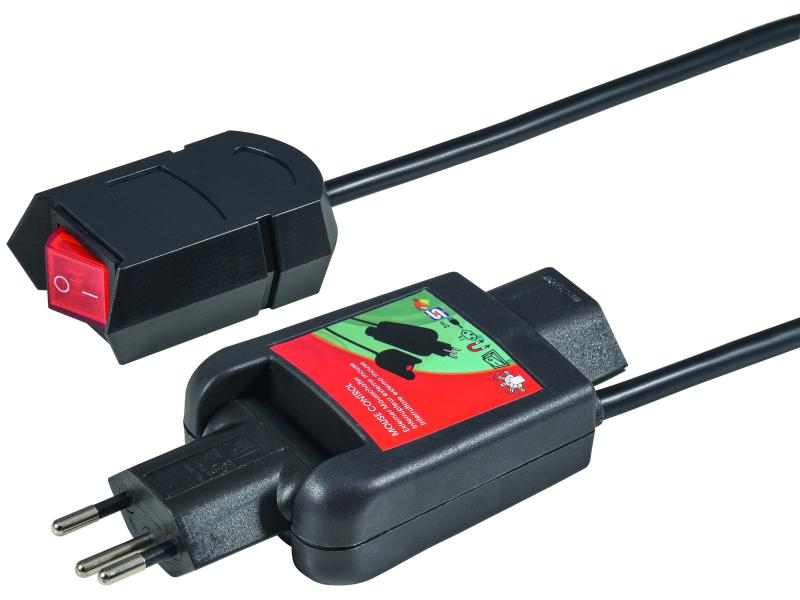 STEFFEN Schalt-Schlaufstecker 2 m 1 Kippschalter und Schlaufstecker T12/T13