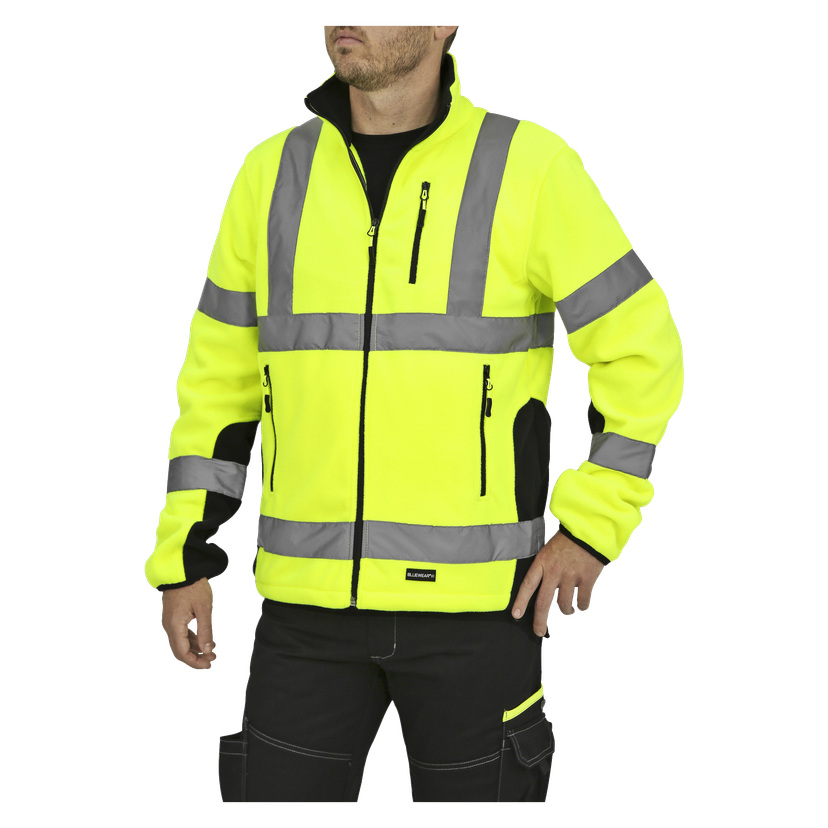 Refleksjakke fleece L